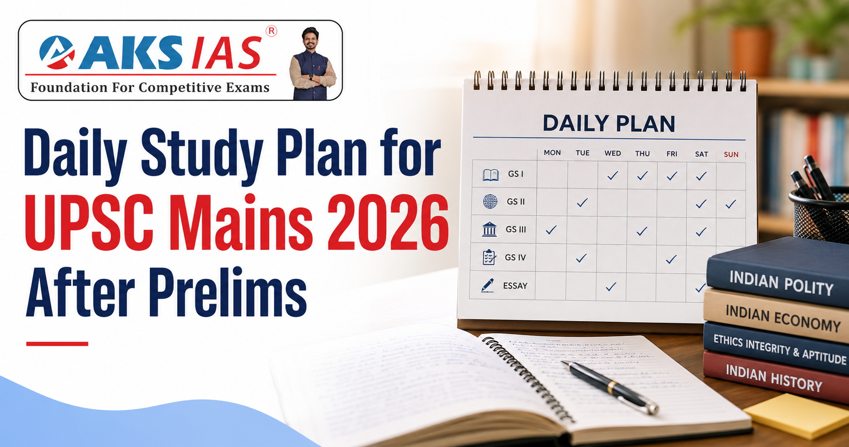Daily Study Plan for UPSC Mains 2026 After Prelims