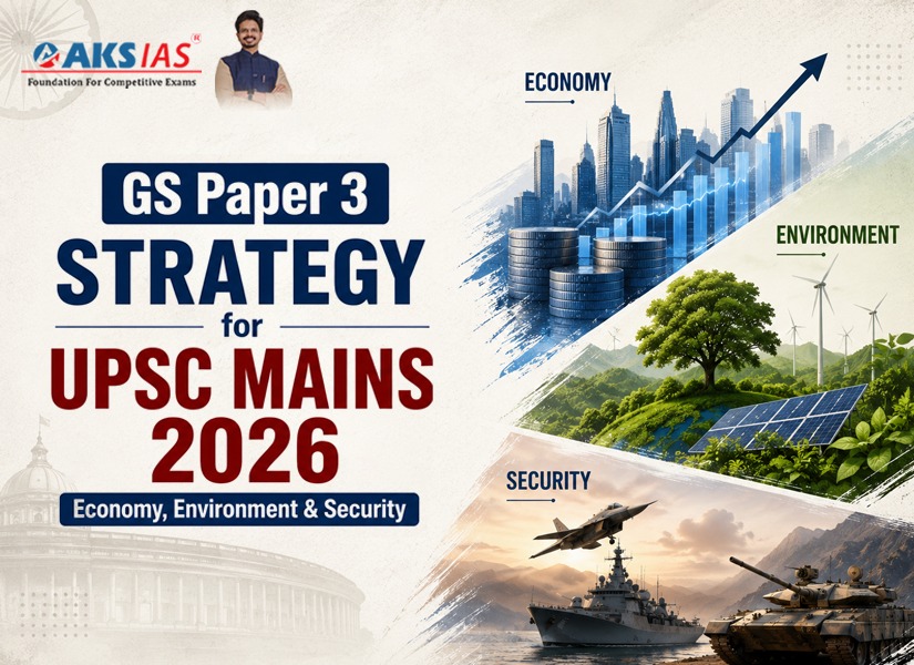 GS Paper 3 Strategy for UPSC Mains 2026: Economy, Environment & Security